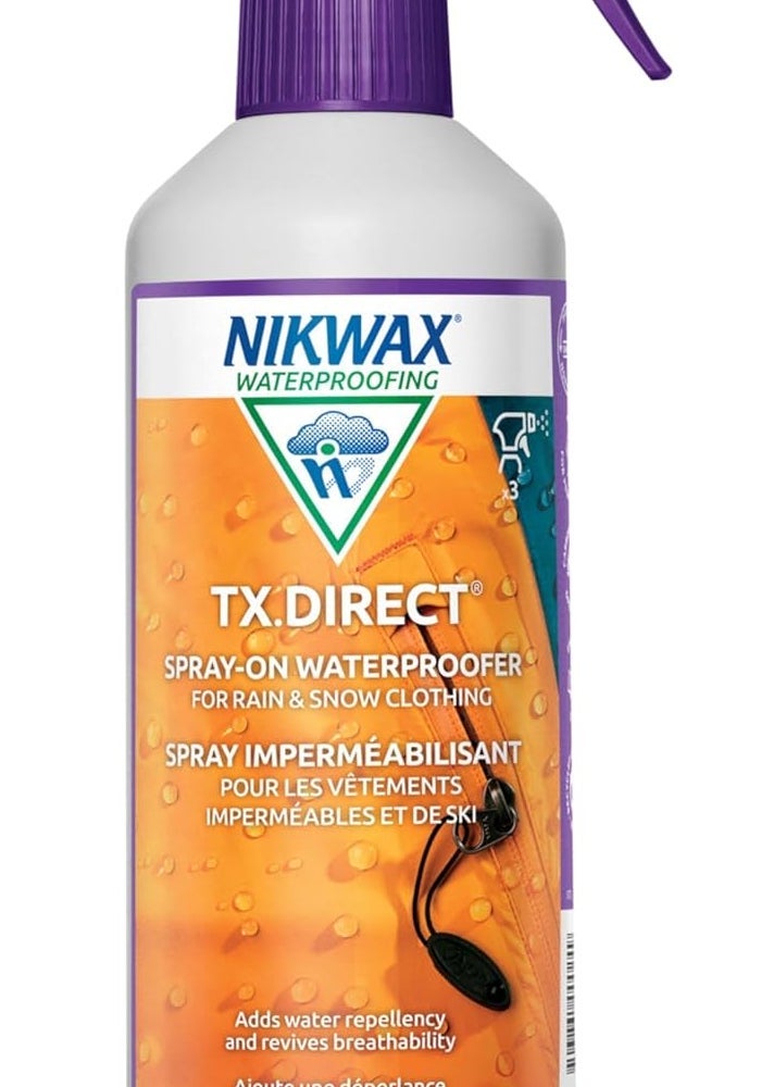 Nikwax TX.Direct Spray-On Waterproofing for Rain and Snow Clothing - 500 ml - Image 1